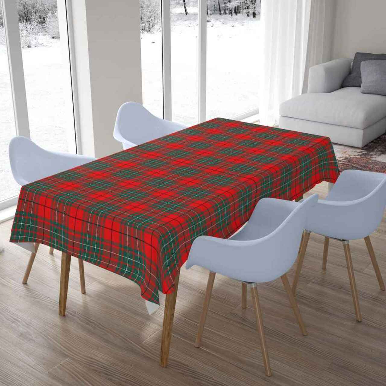 Cumming Modern Tartan Tablecloth