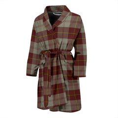 Cunningham Burgundy Dancers Tartan Bathrobe