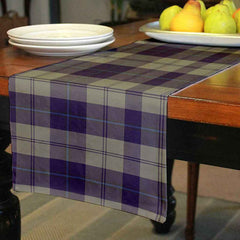 Cunningham Dress Blue Dancers Tartan Table Runner - Cotton table runner