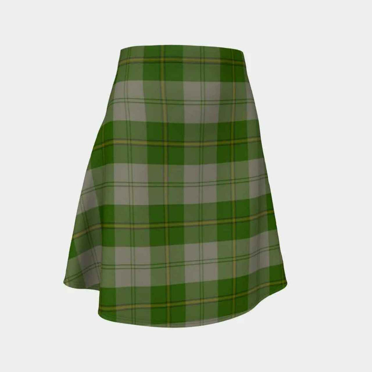 Cunningham Dress Green Dancers Tartan Flared Skirt