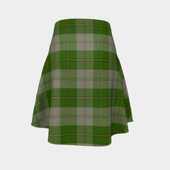 Cunningham Dress Green Dancers Tartan Flared Skirt