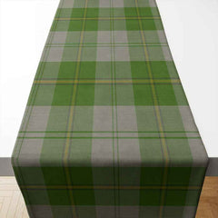 Cunningham Dress Green Dancers Tartan Table Runner - Cotton table runner