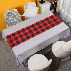 Cunningham Modern Tartan Table Runner - Cotton table runner