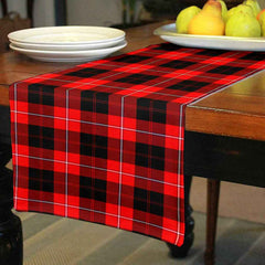 Cunningham Modern Tartan Table Runner - Cotton table runner