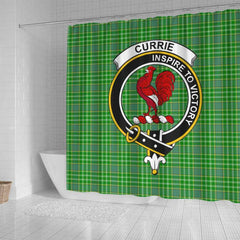 Currie Tartan Crest Shower Curtain