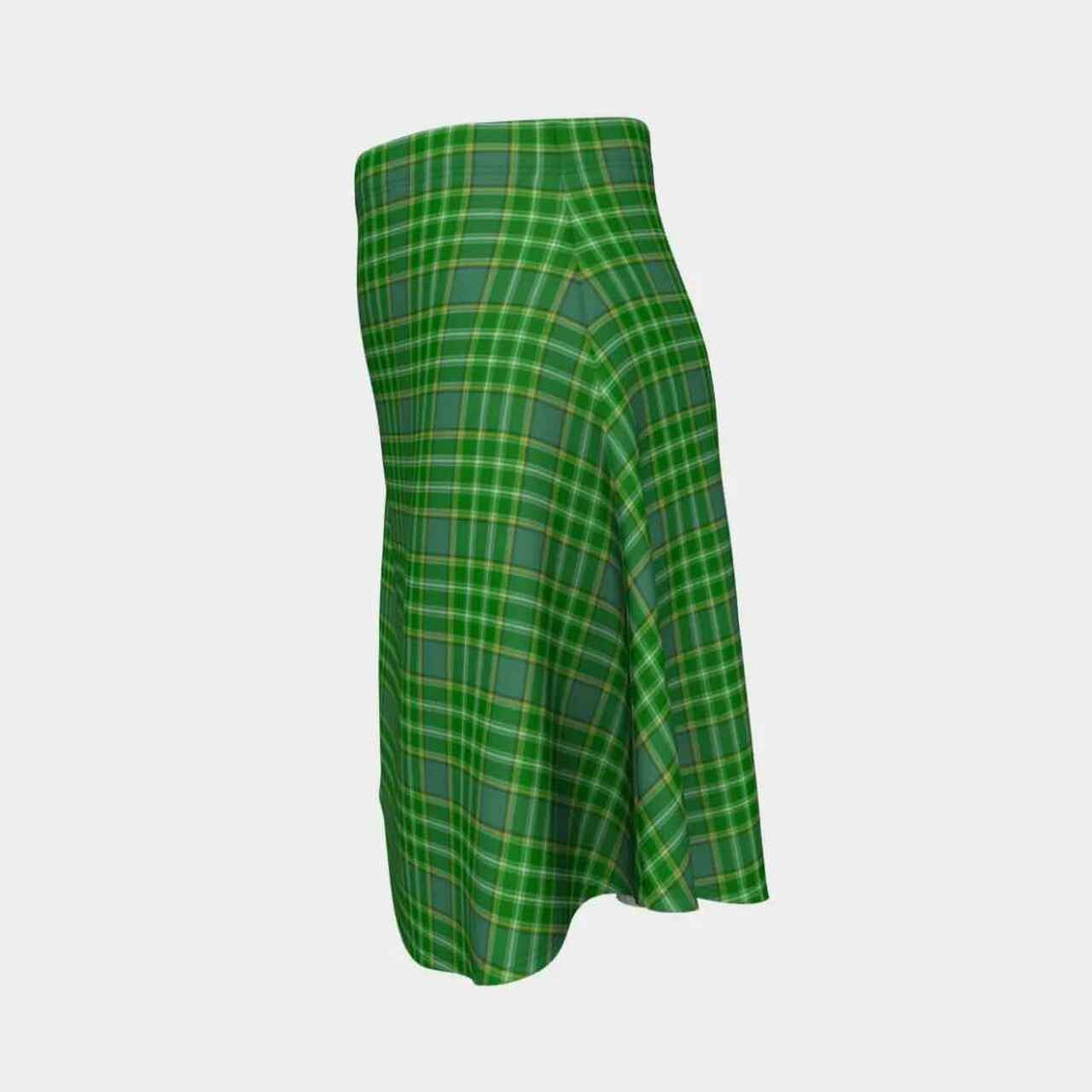 Currie Tartan Flared Skirt