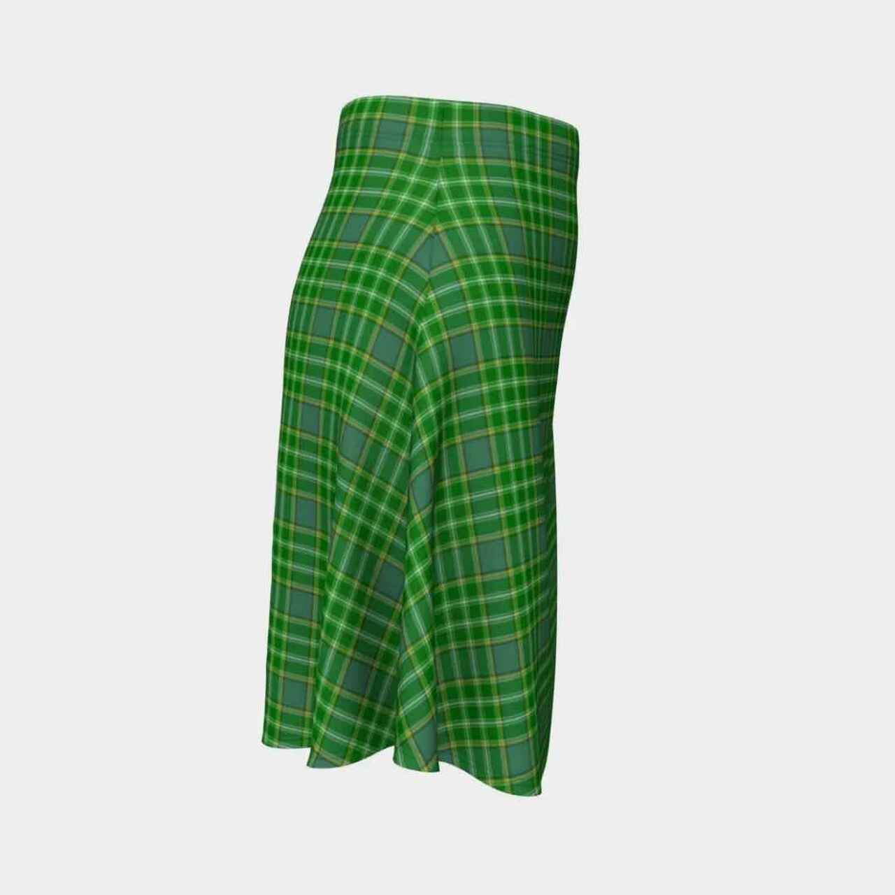 Currie Tartan Flared Skirt