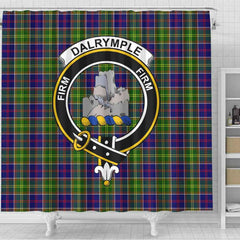 Dalrymple Tartan Crest Shower Curtain