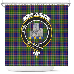 Dalrymple Tartan Crest Shower Curtain