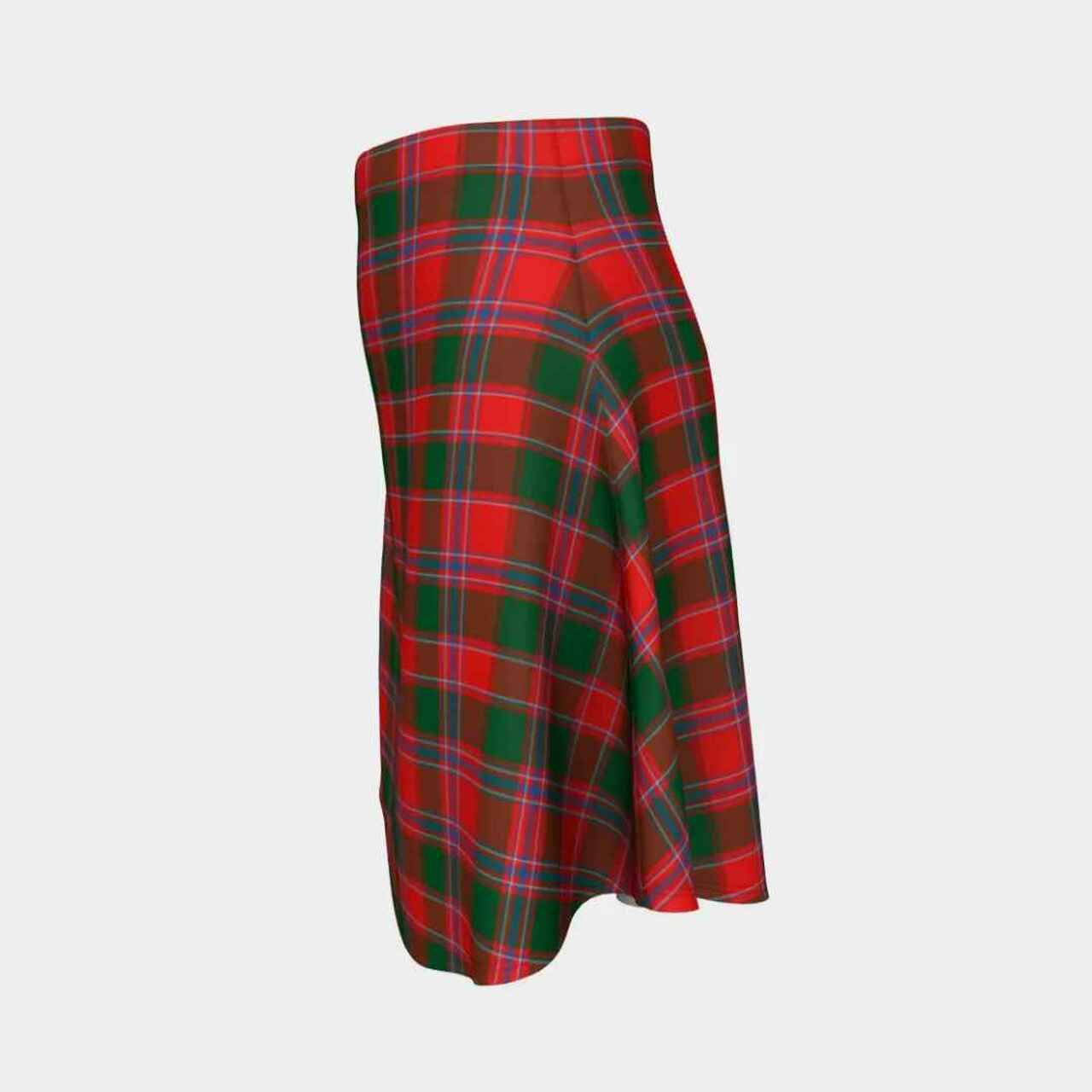 Dalziel Modern Tartan Flared Skirt