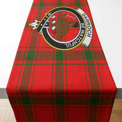 Darroch (Gourock) Tartan Crest Table Runner - Cotton table runner