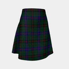 Davidson Modern Tartan Flared Skirt