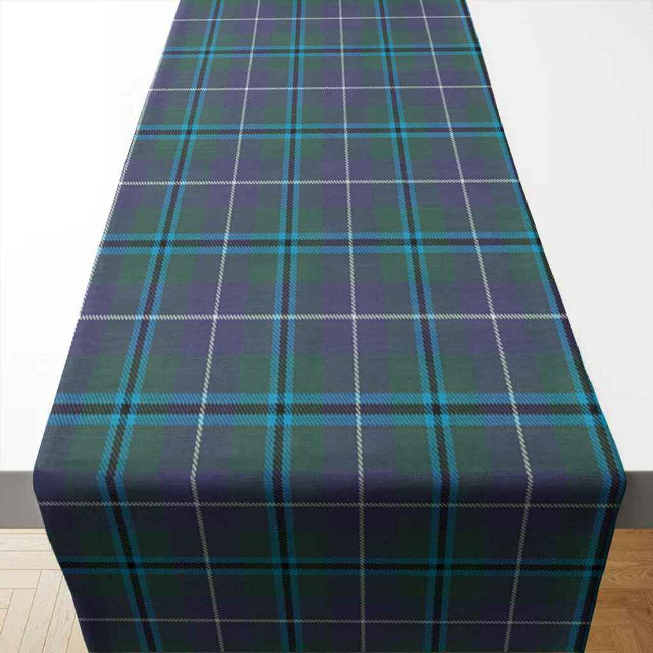 Douglas Modern Tartan Table Runner - Cotton table runner