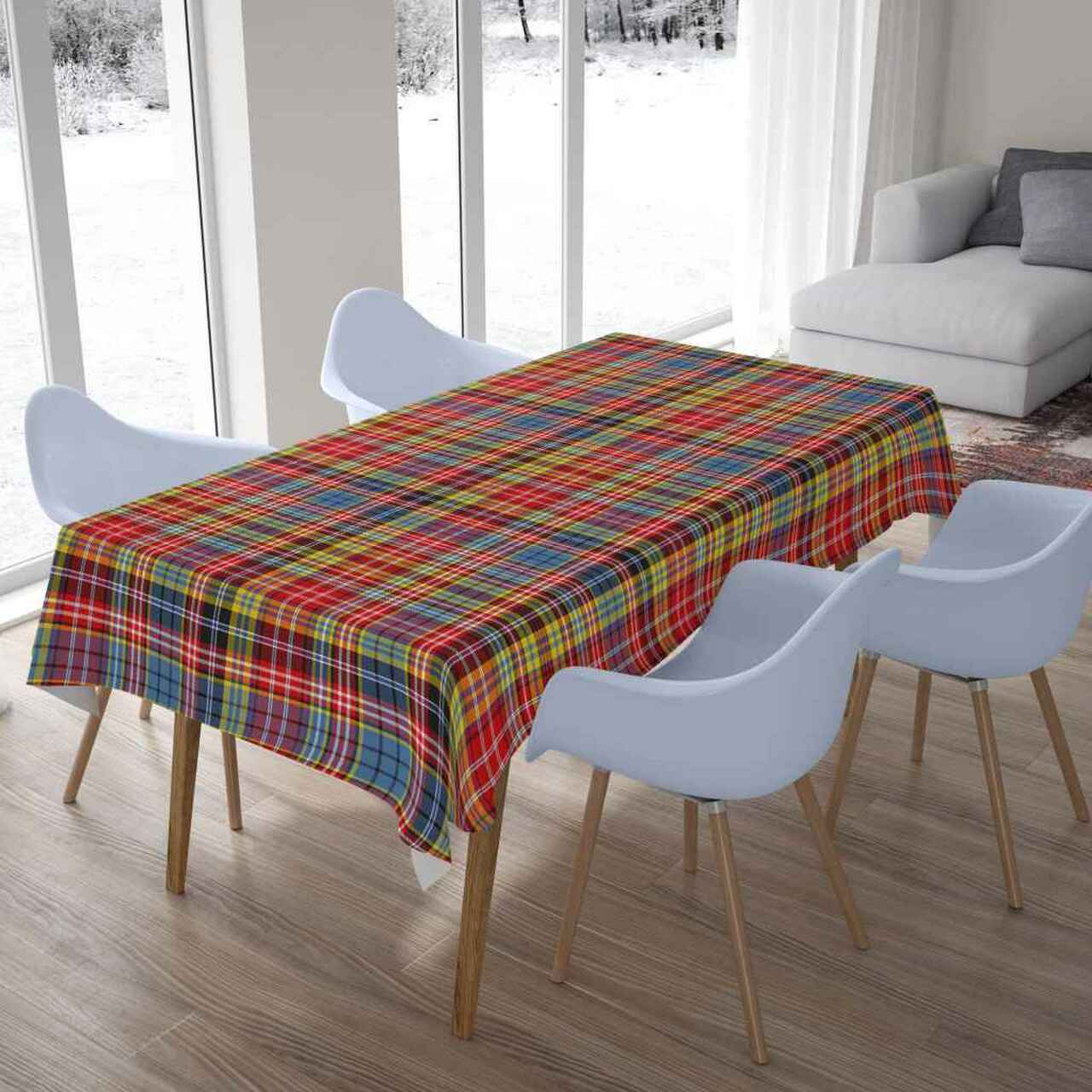 Drummond of Strathallan Tartan Tablecloth