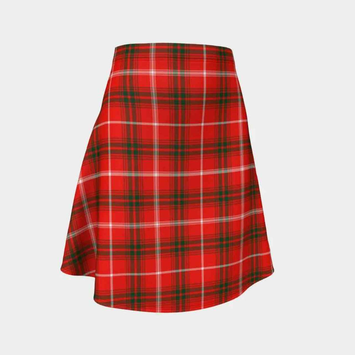 Duke of Rothesay Modern Tartan Flared Skirt