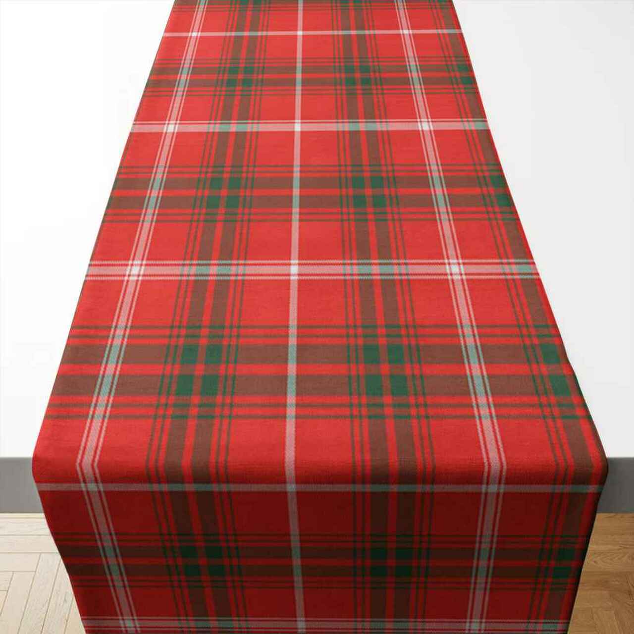 Duke of Rothesay Modern Tartan Table Runner - Cotton table runner