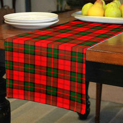 Dunbar Modern Tartan Table Runner - Cotton table runner