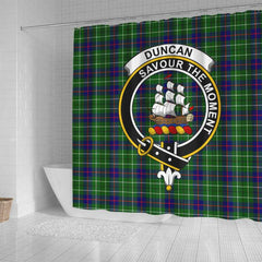 Duncan Tartan Crest Shower Curtain