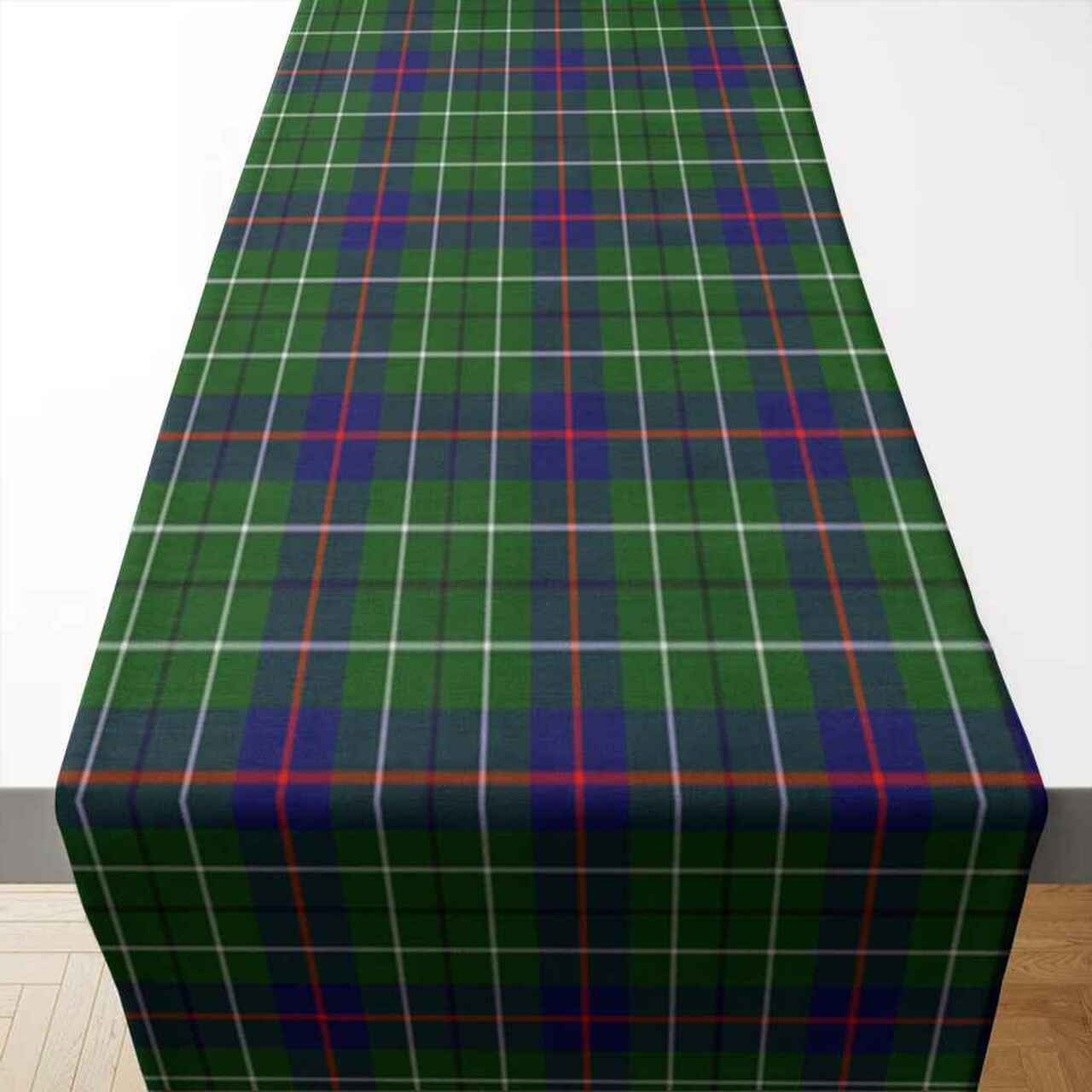 Duncan Modern Tartan Table Runner - Cotton table runner