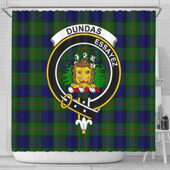 Dundas Tartan Crest Shower Curtain