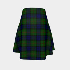 Dundas Modern Tartan Flared Skirt