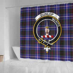 Dunlop Tartan Crest Shower Curtain