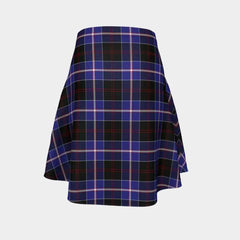 Dunlop Modern Tartan Flared Skirt