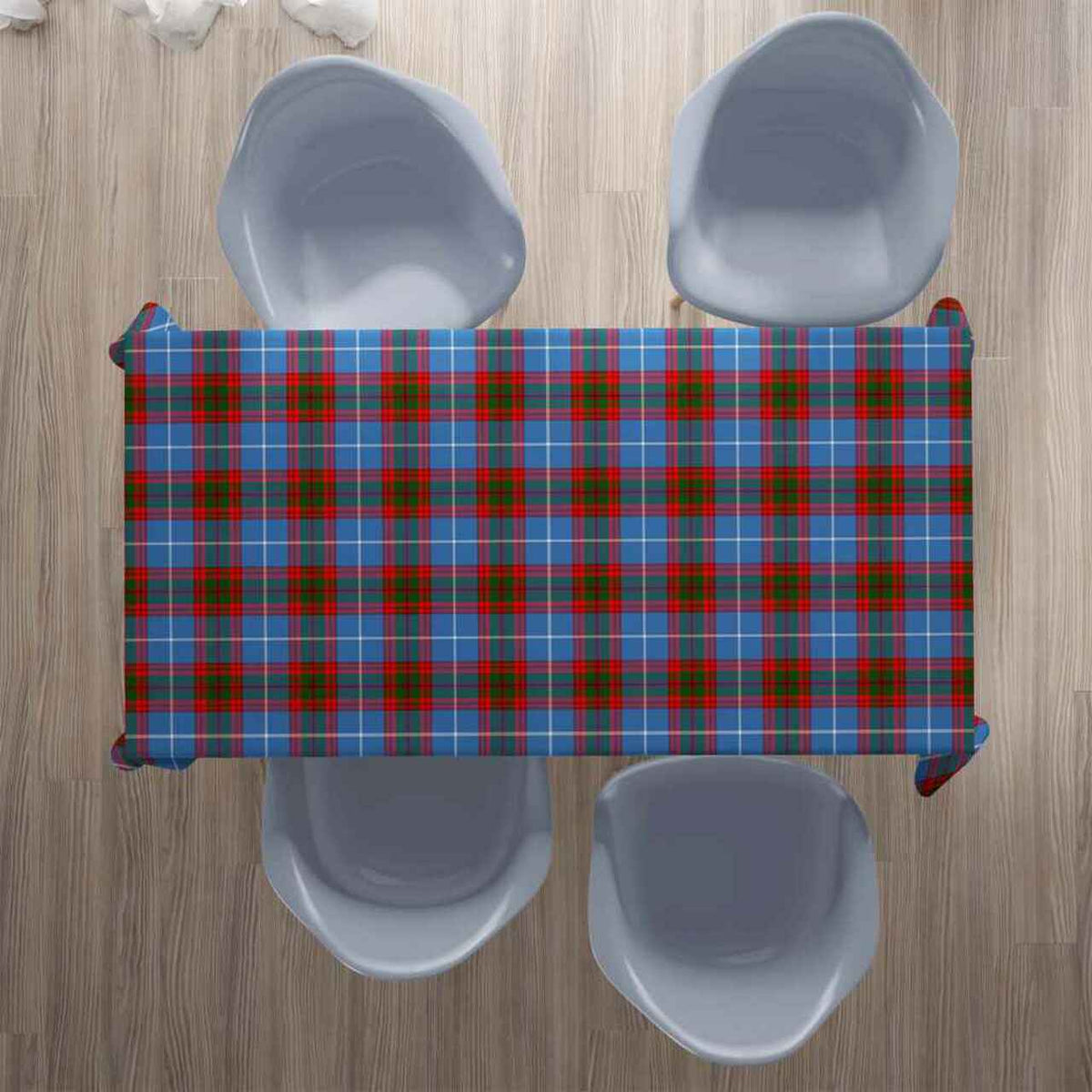 Edinburgh District Tartan Tablecloth