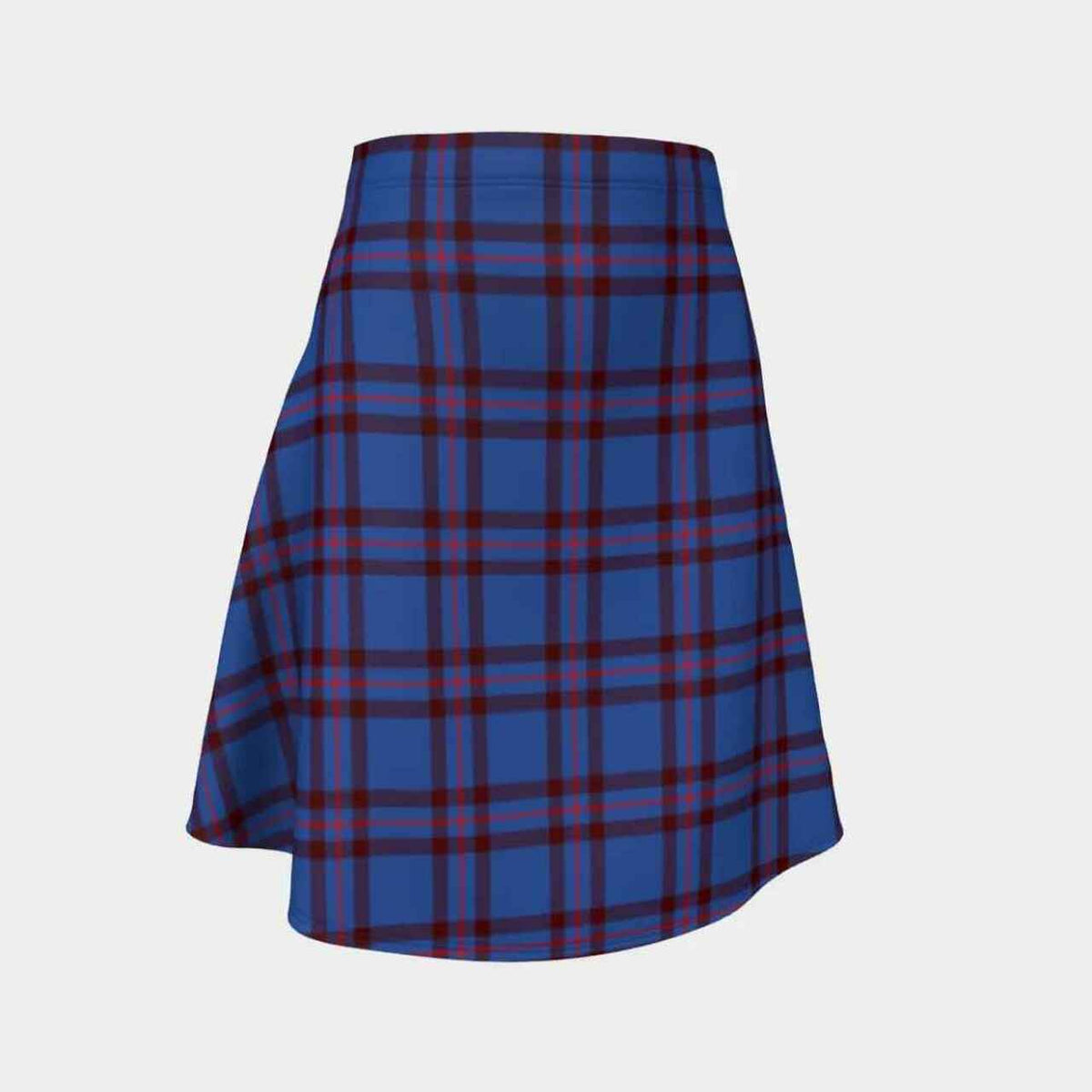 Elliot Modern Tartan Flared Skirt