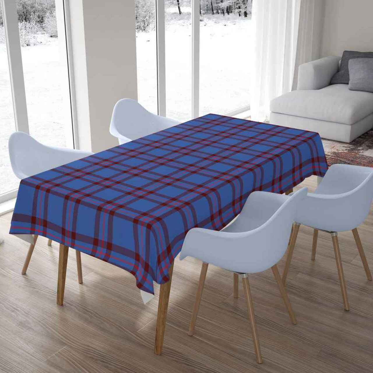 Elliot Modern Tartan Tablecloth