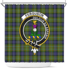 Fergusson Tartan Crest Shower Curtain