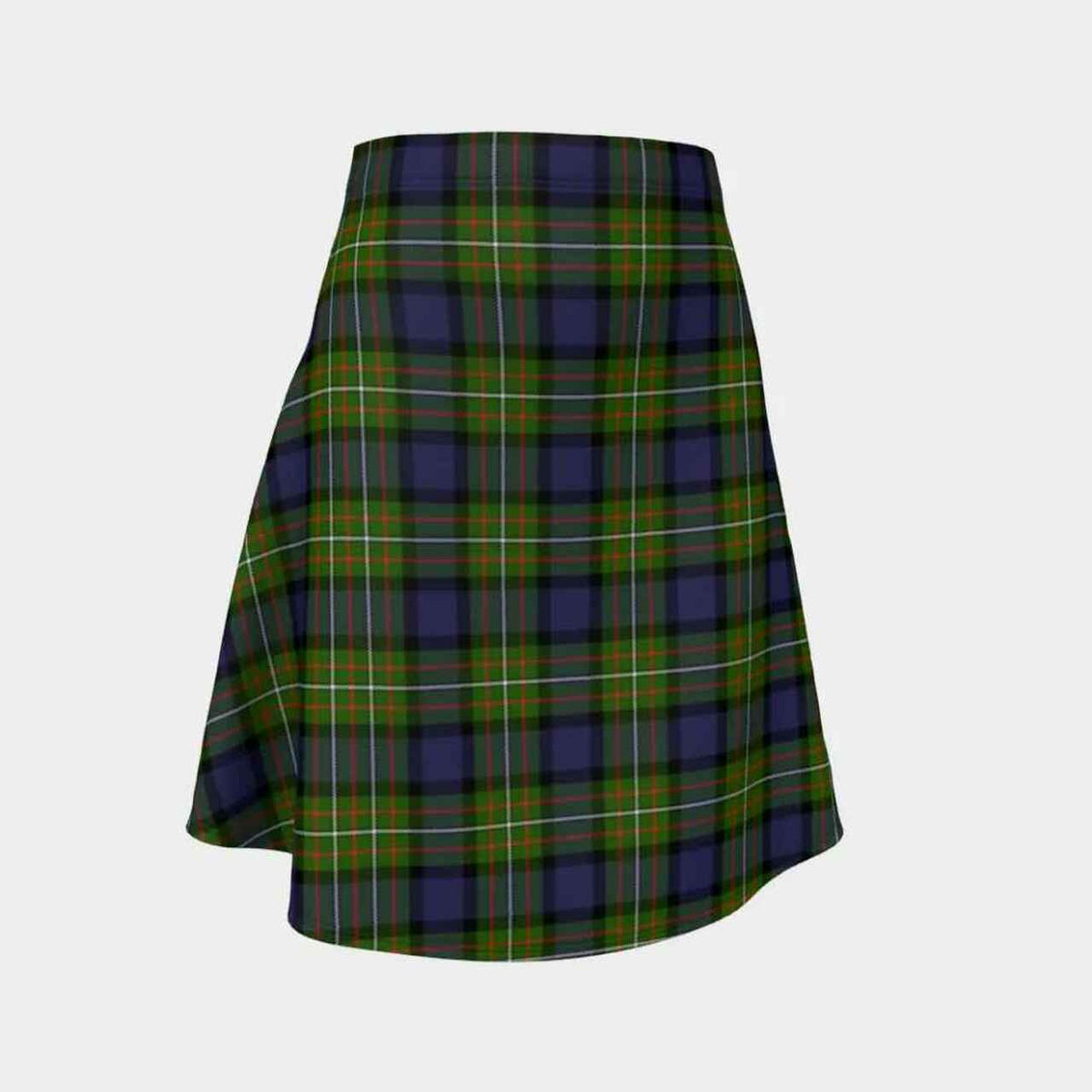 Fergusson Modern Tartan Flared Skirt