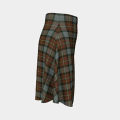 Fergusson Weathered Tartan Flared Skirt