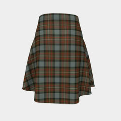 Fergusson Weathered Tartan Flared Skirt