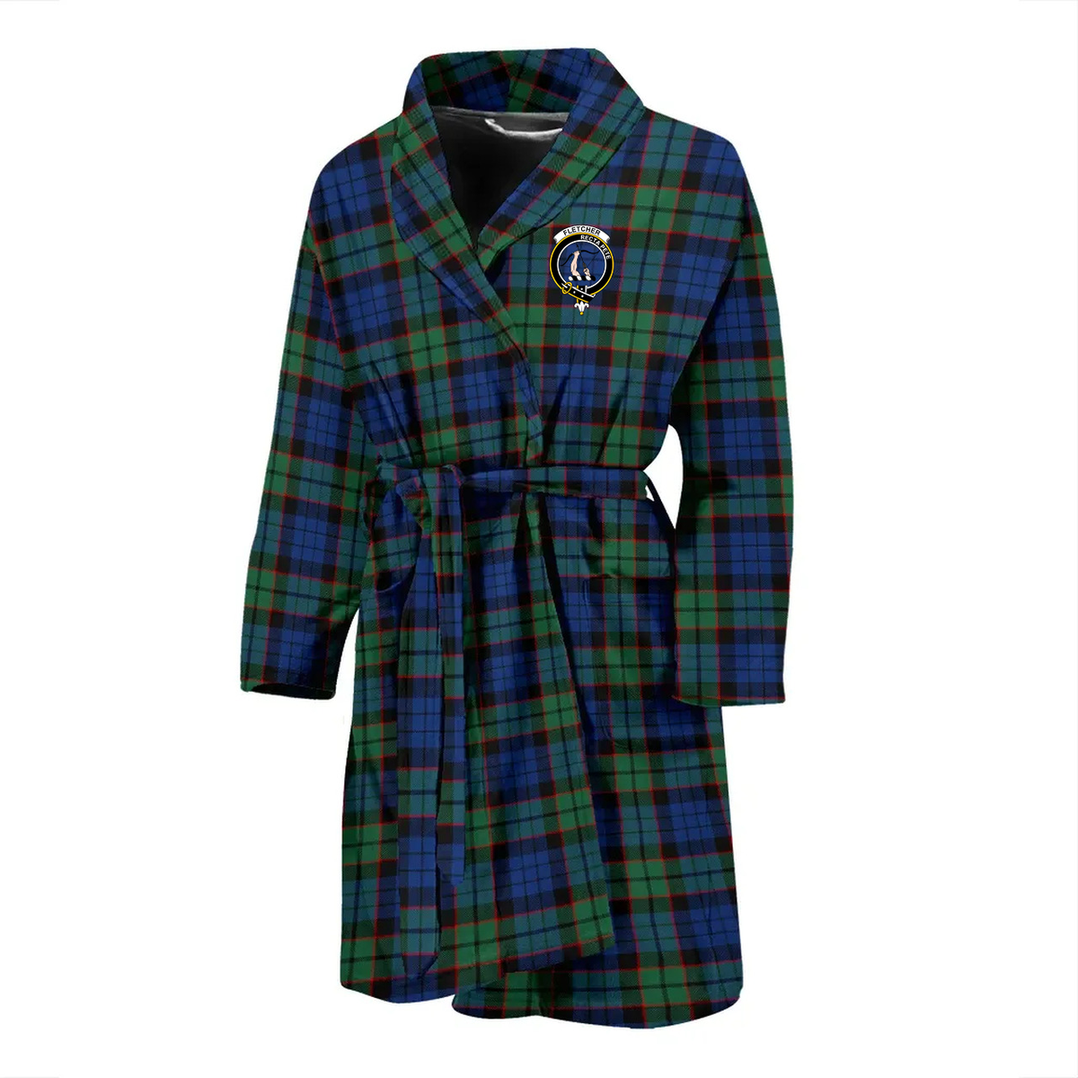 Fletcher Ancient Tartan Crest Bathrobe