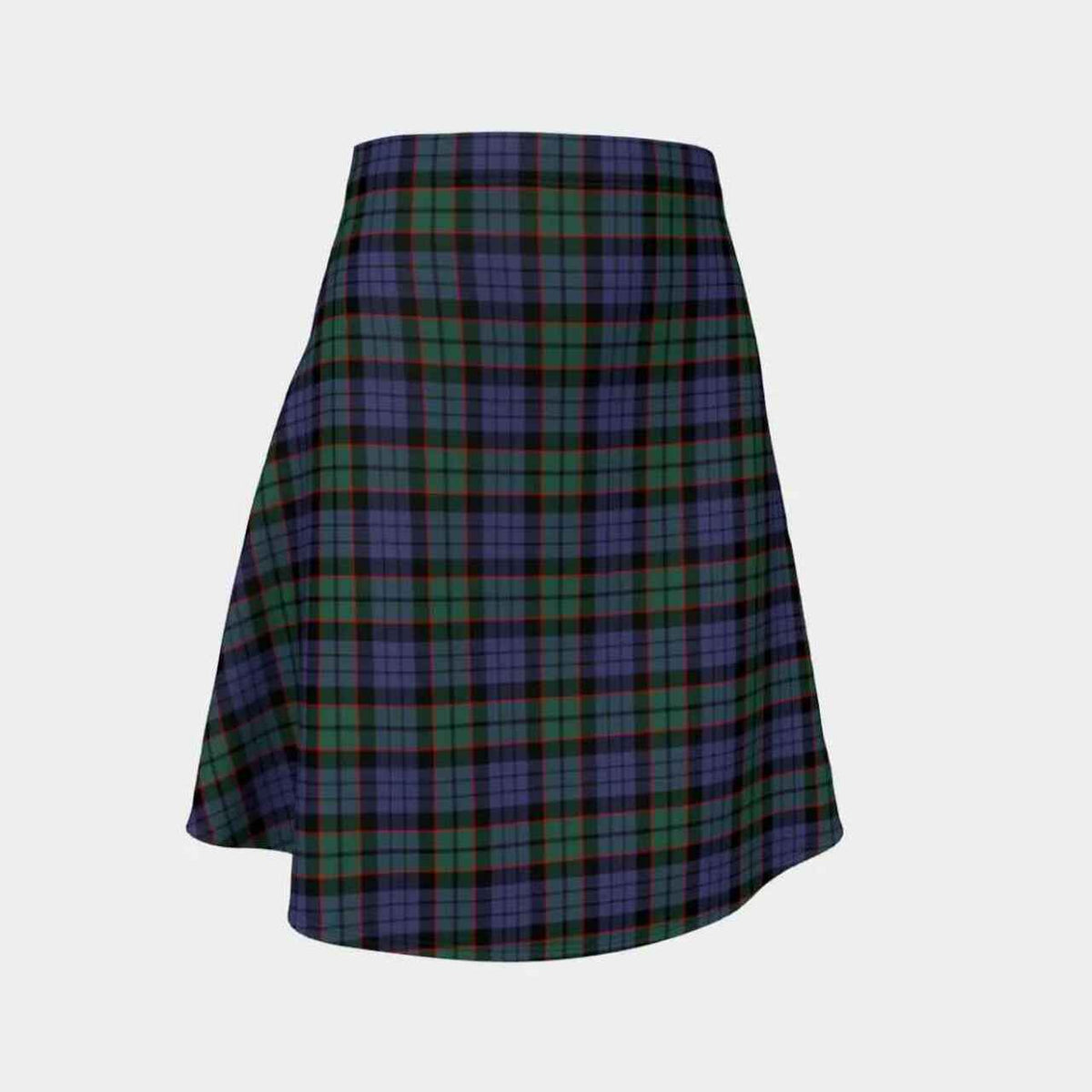 Fletcher Modern Tartan Flared Skirt