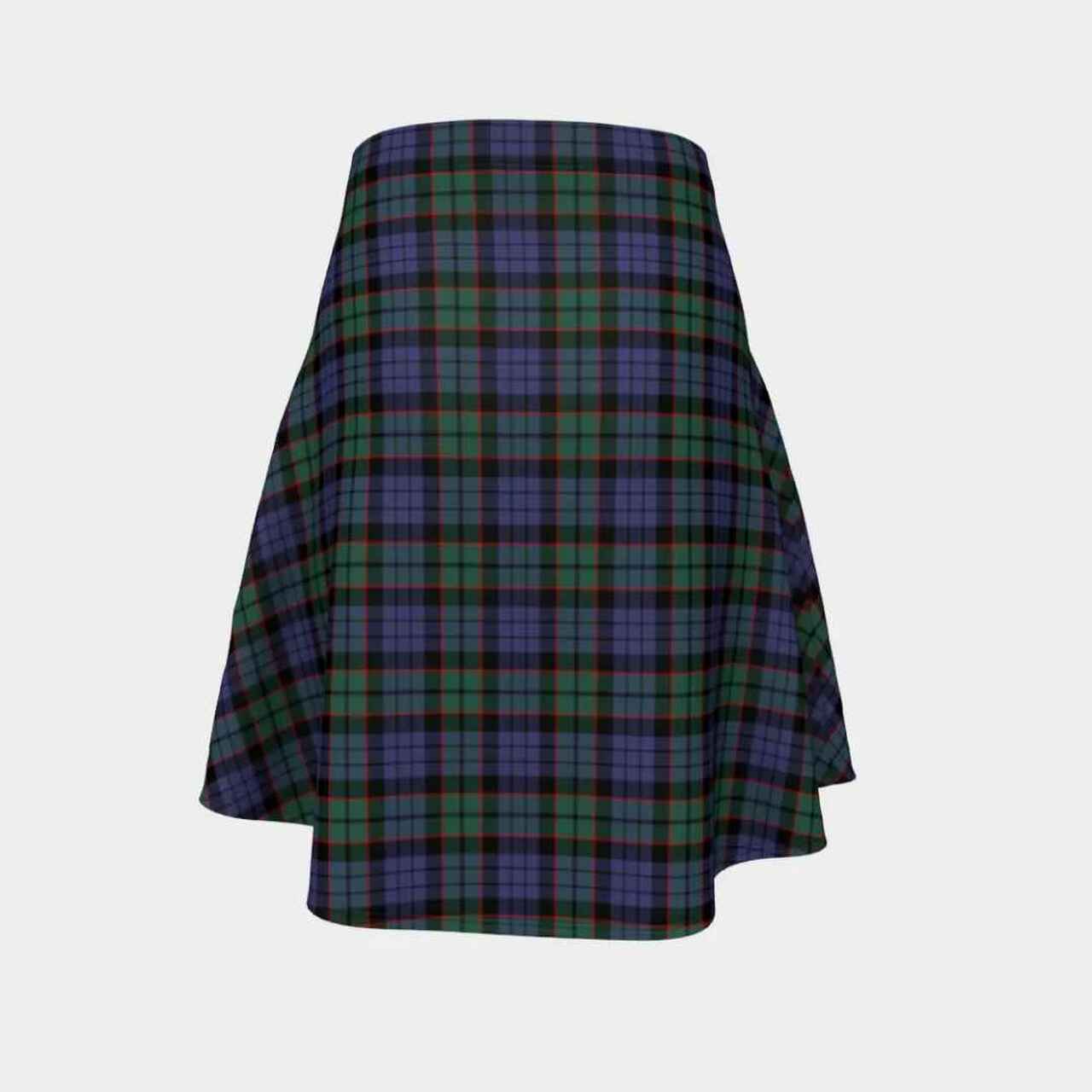 Fletcher Modern Tartan Flared Skirt