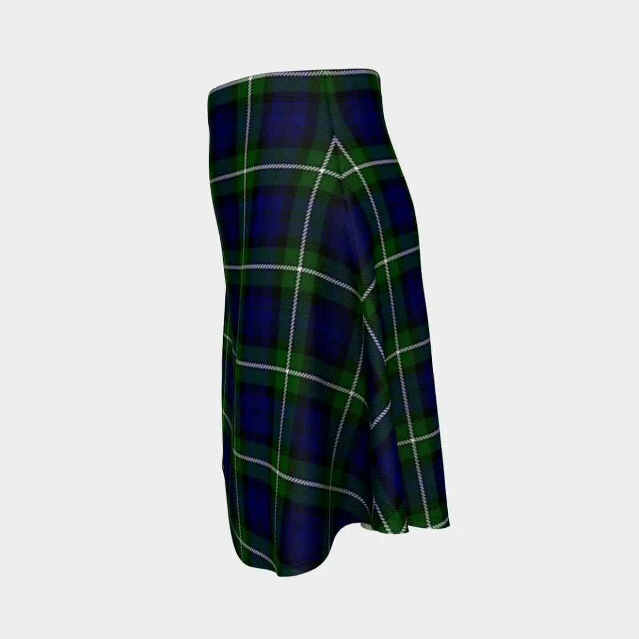 Forbes Modern Tartan Flared Skirt