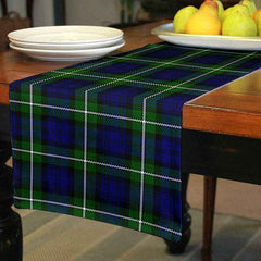 Forbes Modern Tartan Table Runner - Cotton table runner