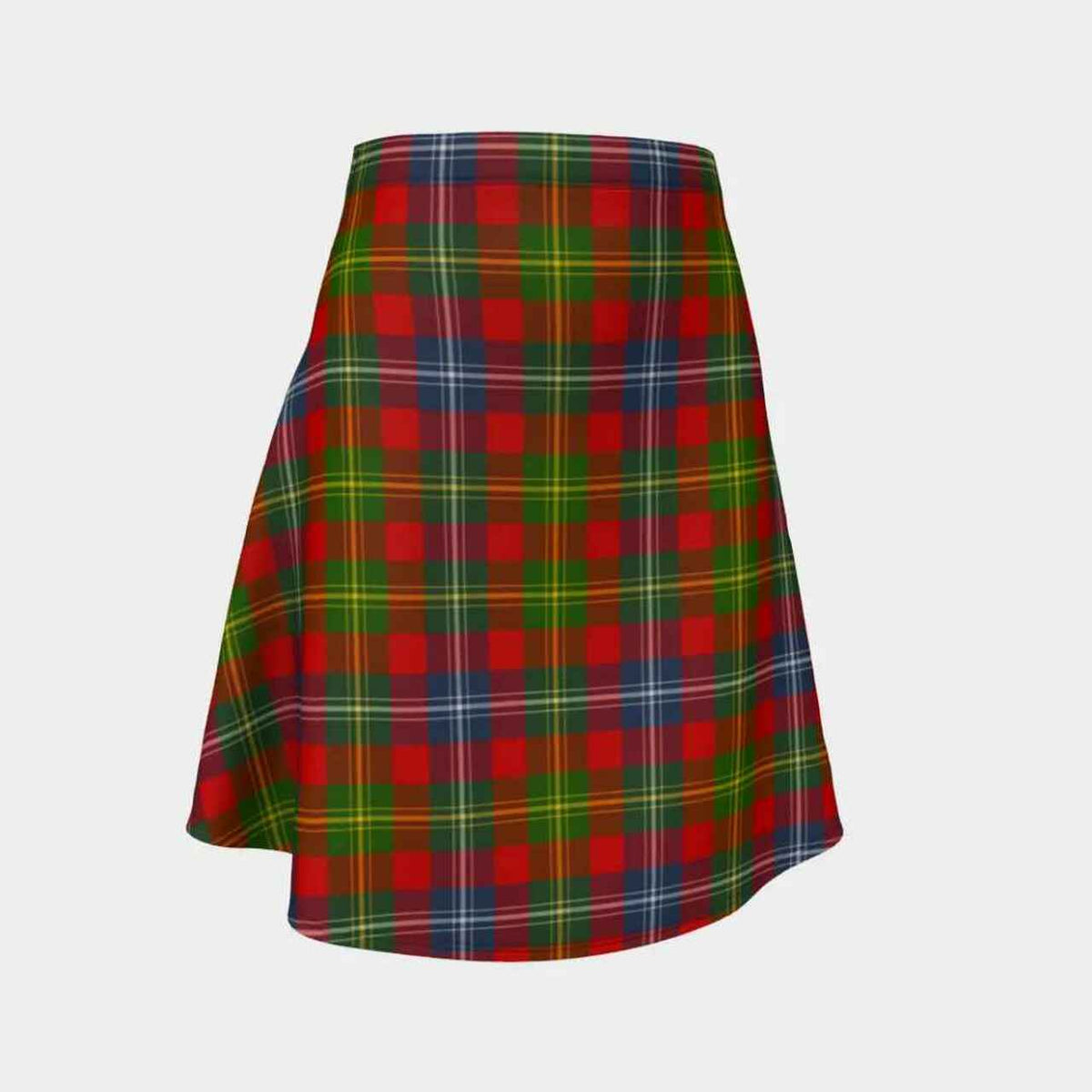 Forrester Tartan Flared Skirt