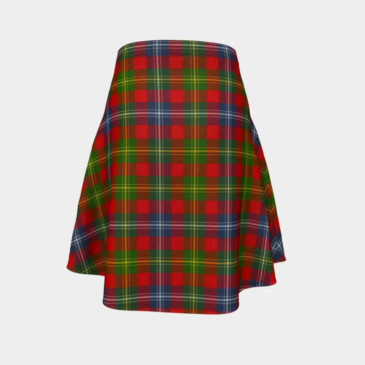 Forrester Tartan Flared Skirt