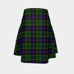 Forsyth Modern Tartan Flared Skirt