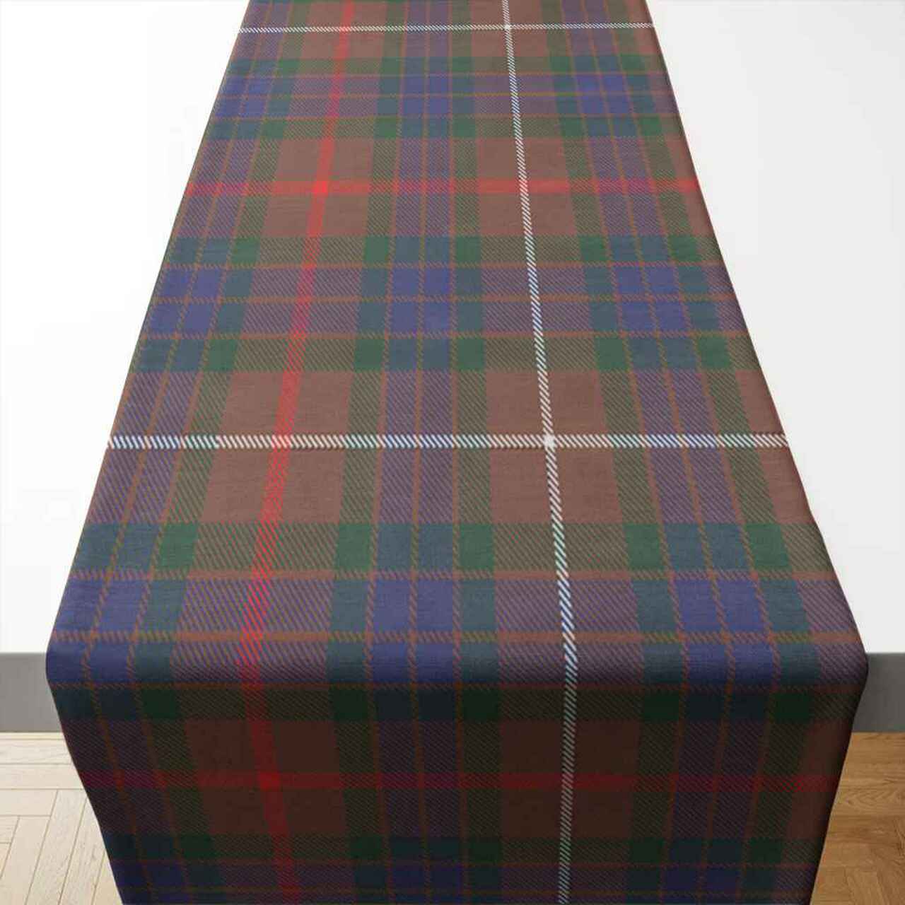 Fraser Hunting Modern Tartan Table Runner - Cotton table runner