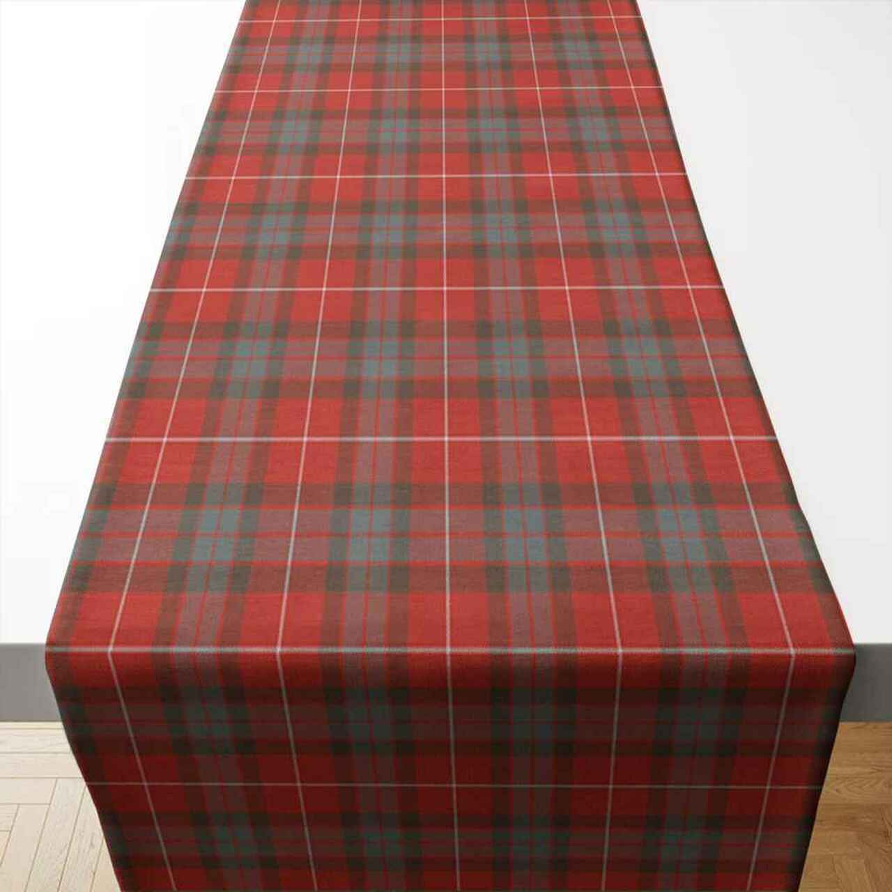 Fraser Weathered Tartan Table Runner - Cotton table runner