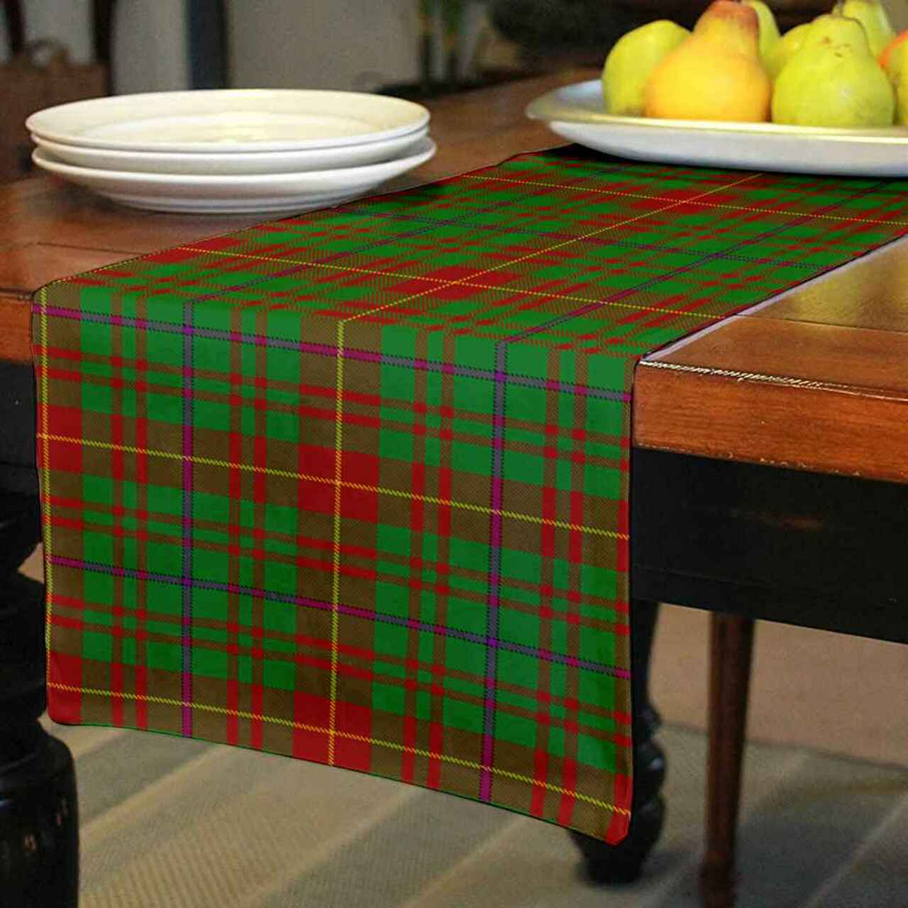 Fulton Tartan Table Runner - Cotton table runner