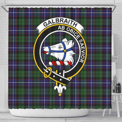 Galbraith Tartan Crest Shower Curtain