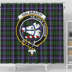 Galbraith Tartan Crest Shower Curtain