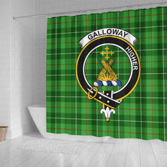 Galloway Tartan Crest Shower Curtain