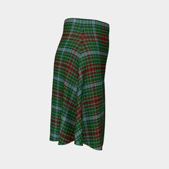 Gayre Tartan Flared Skirt