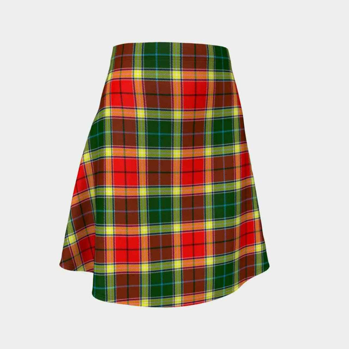 Gibbs Tartan Flared Skirt